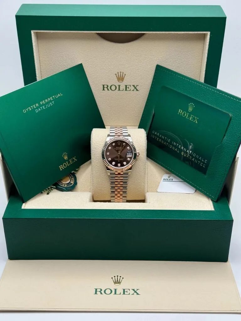 RLX Lady-Datejust 31mm 279171 Chocolate Diamond Oyster Stainless Steel and Rose Gold