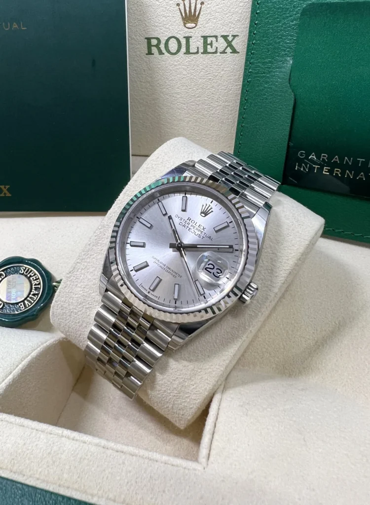 RLX Datejust 36mm 126234 Silver Index Dial Oyster Stainless Steel
