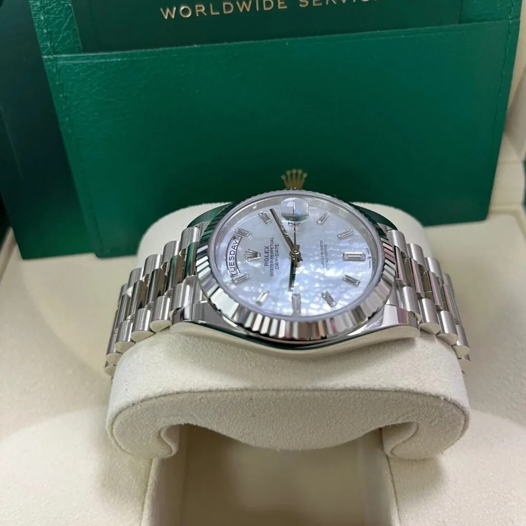 RLX Day-Date 228236-0026 Mother Of Pearl Diamonds Dial
