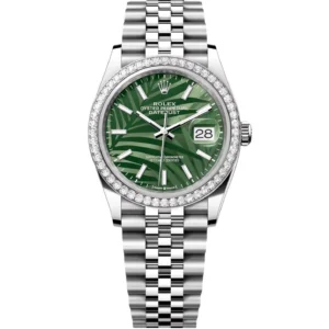RLX Datejust 36mm 126284 Olive Green Dial Jubilee Bracelet