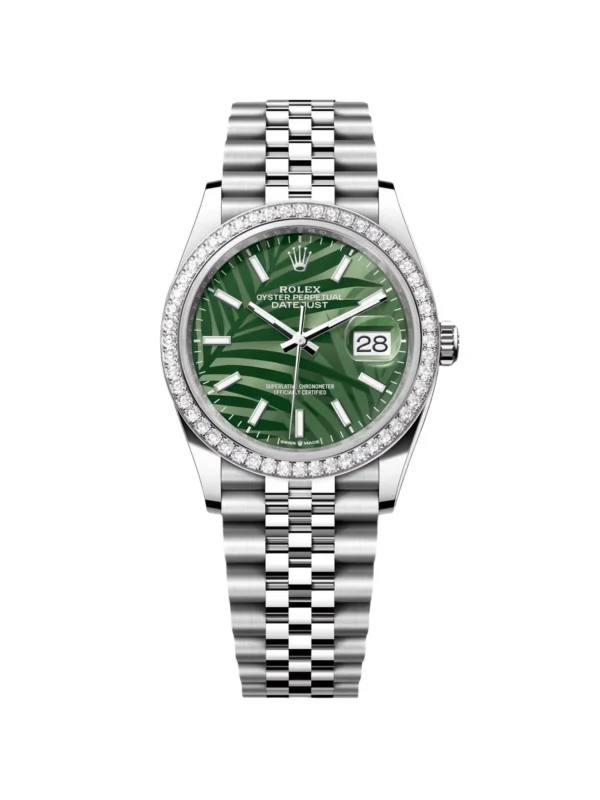 RLX Datejust 36mm 126284 Olive Green Dial Jubilee Bracelet
