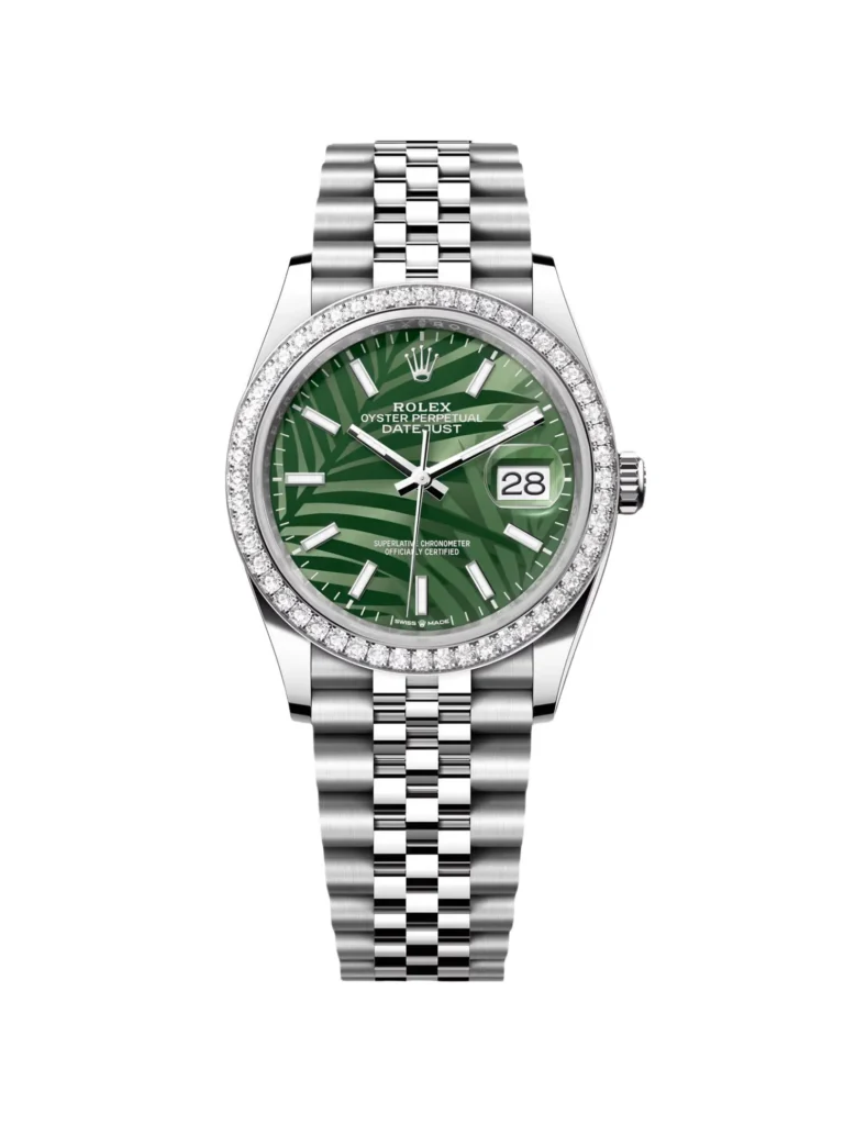 RLX Datejust 36mm 126284 Olive Green Dial Jubilee Bracelet