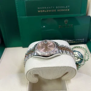RLX Lady-Datejust 31mm 279171 Sundust Index Oyster Stainless Steel and Rose Gold