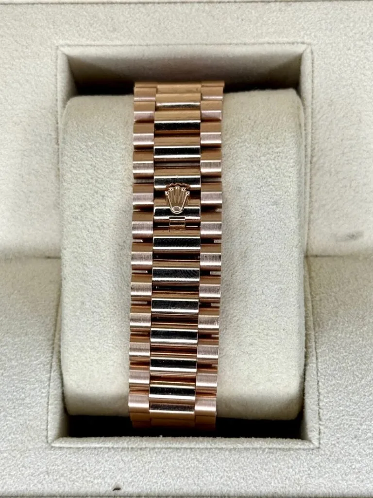 RLX Day-Date "President" 40mm Everose Gold Chocolate Roman Dial - 228235