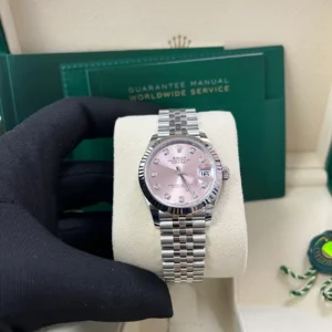 RLX Lady-Datejust 31mm 279174 Pink Diamond Dial Oyster Bracelet