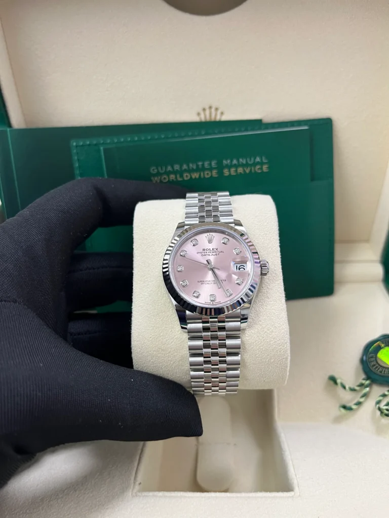 RLX Lady-Datejust 31mm 279174 Pink Diamond Dial Oyster Bracelet