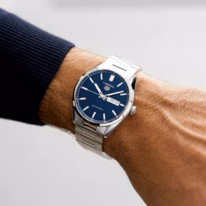 TAG Heuer Carrera Three-Hand Twin-Time 41mm Automatic Mens Watch WBN201A.BA0640