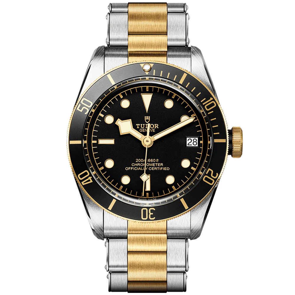 TUDOR Black Bay S&G 41mm Black/Gold Dial Automatic Men's Bracelet Watch M79733N-0008