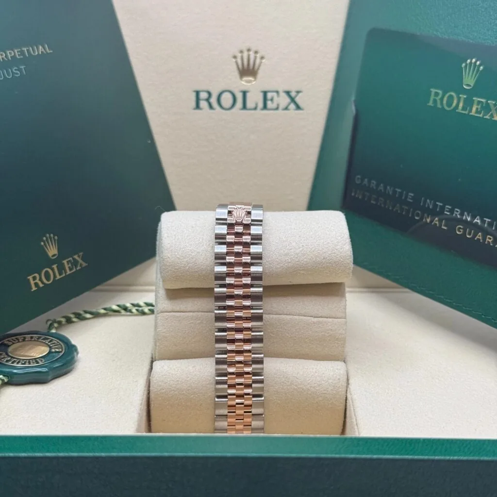 RLX Lady-Datejust 31mm 279171 Aubergine Diamond Oyster Stainless Steel and Rose Gold