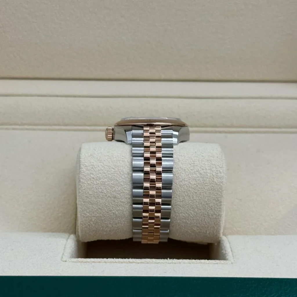 RLX Lady-Datejust 31mm 279161 Chocolate Roman Dial, Two Tone Stainless Steel & 18K Rose Gold Oyster Bracelet Women's Watch