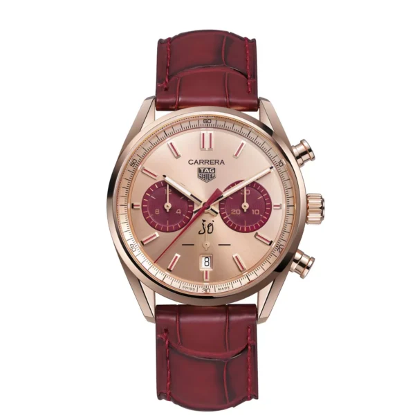 TAG Heuer Carrera Chronograph Automatic 42 mm Gold 5N CBN2048.FC8323