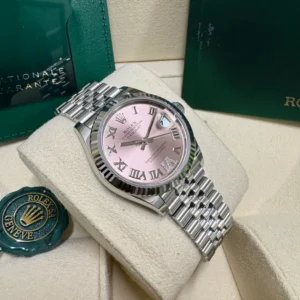 RLX Datejust m278274-0023/0024 Pink 31mm Dial Oyster Watch
