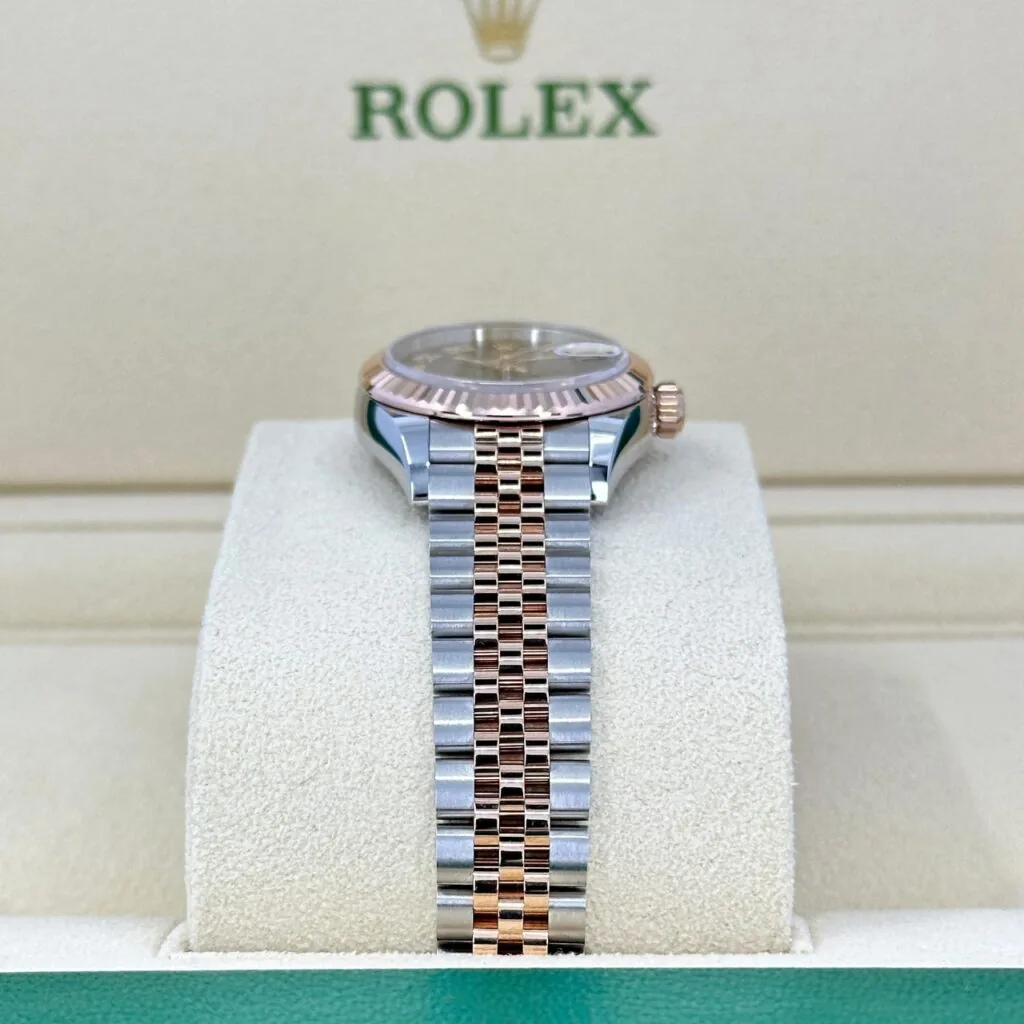 RLX Lady-Datejust 31mm 279171 Chocolate Roman Oyster Stainless Steel and Rose Gold