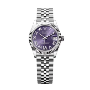 RLX Datejust m278274-0025/0026 Aubergine 31mm Dial Oyster Watch
