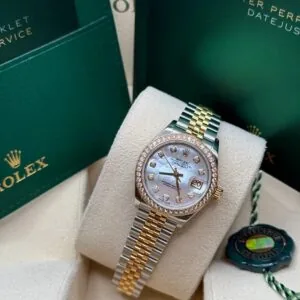 RLX Lady-Datejust 31mm 279383RBR Mother-of-Pearl Dial Yellow Rolesor Oyster Bracelet