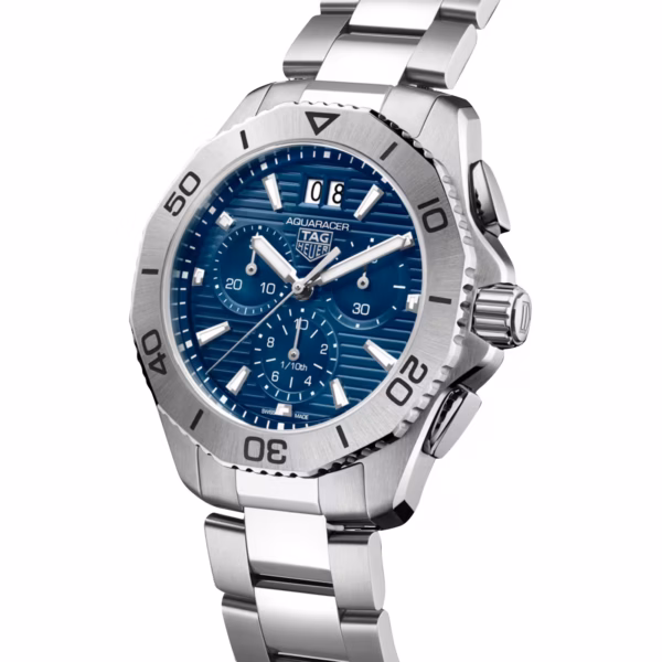 TAG Heuer Aquaracer Professional 200 Chronograph 40mm Mens Watch Blue CBP1113.BA0627