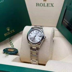 RLX Lady-Datejust 31mm m279160 Oyster Perpetual Silver Dial Oyster Bracelet
