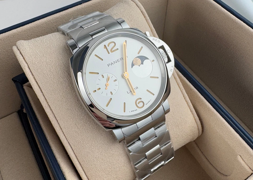 【7A Quality】Panerai Luminor Due Luna 38mm PAM01301