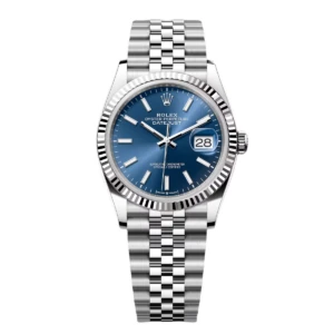 RLX Datejust 36mm 126234 Blue Index Dial 36mm Oyster Stainless Steel