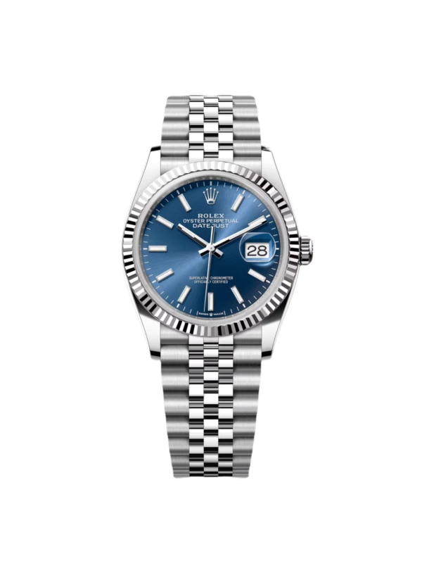 RLX Datejust 36mm 126234 Blue Index Dial 36mm Oyster Stainless Steel