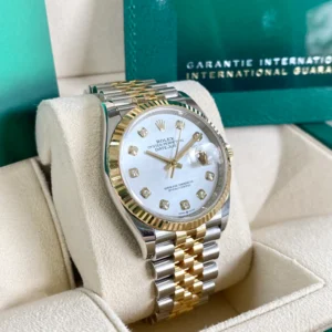 RLX Datejust 36mm 126233 MOP Diamond Dial Jubilee Two-Tone Bracelet Watch