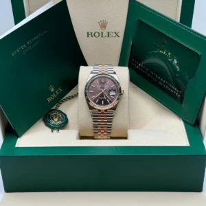 RLX Datejust 36mm 126231 Chocolate Dial Oyster Bracelet