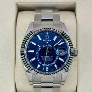 RLX Sky-Dweller 42mm Stainless Steel Blue Dial Oyster - 336934