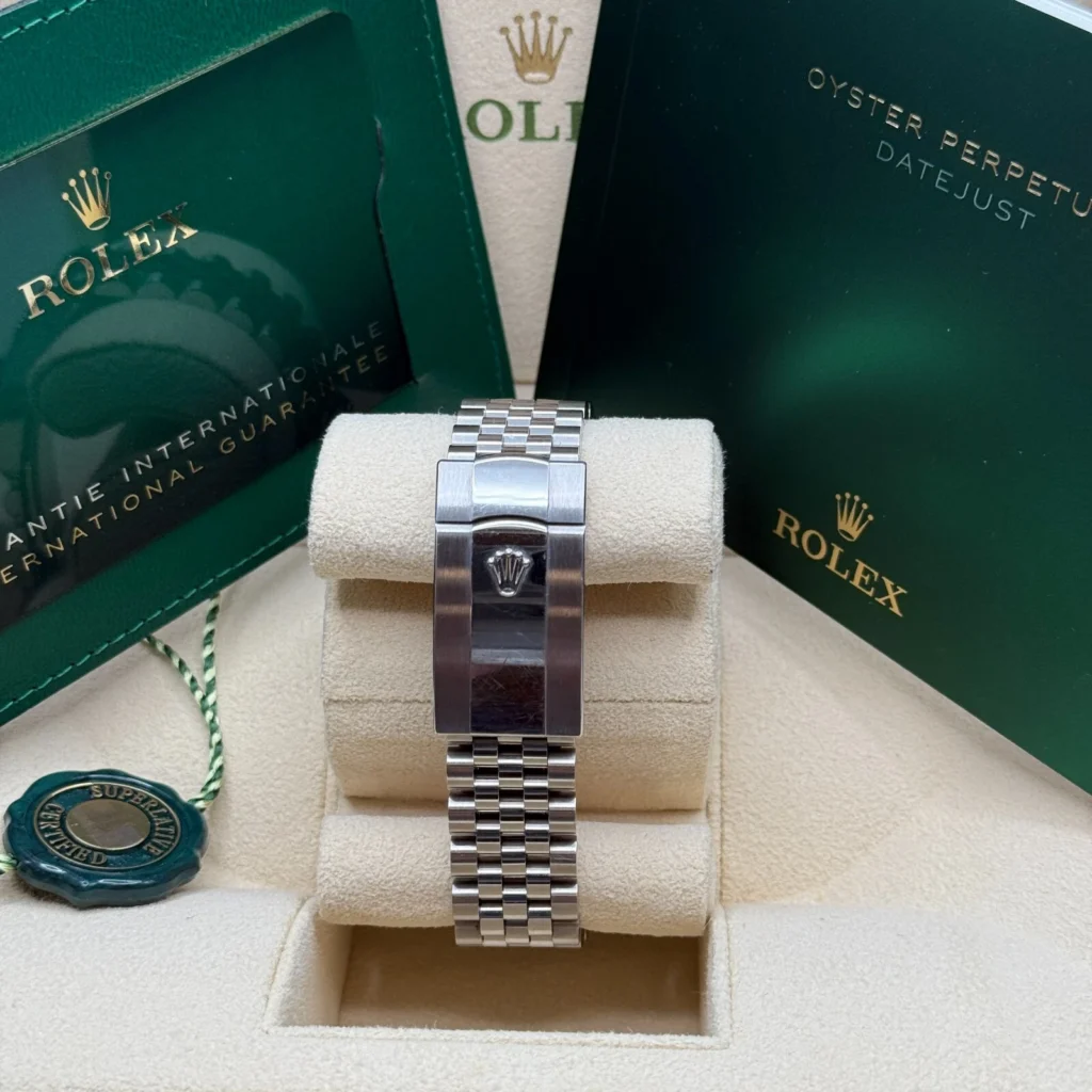 RLX Datejust 41 Mother of Pearl Diamond Stainless Steel Fluted Oyster - 126334