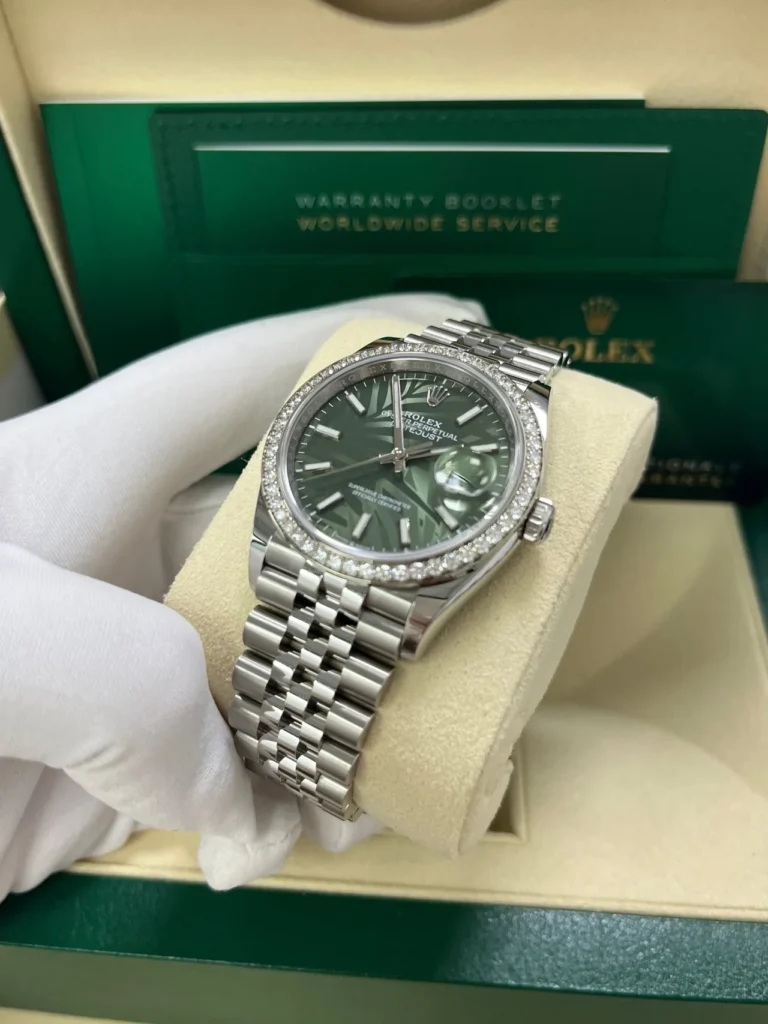 RLX Datejust 36mm 126284 Olive Green Dial Jubilee Bracelet