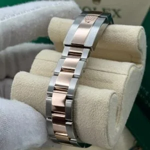 RLX Datejust m278381-0025/0026 Mother-of-Pearl Diamond 31mm Dial Diamond-Set Bezel and Oyster Bracelet Watch