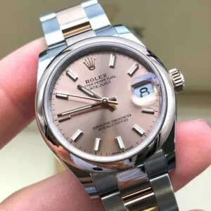 RLX Datejust m278241-0009/0010 Rose 31mm Dial Oyster Bracelet Watch