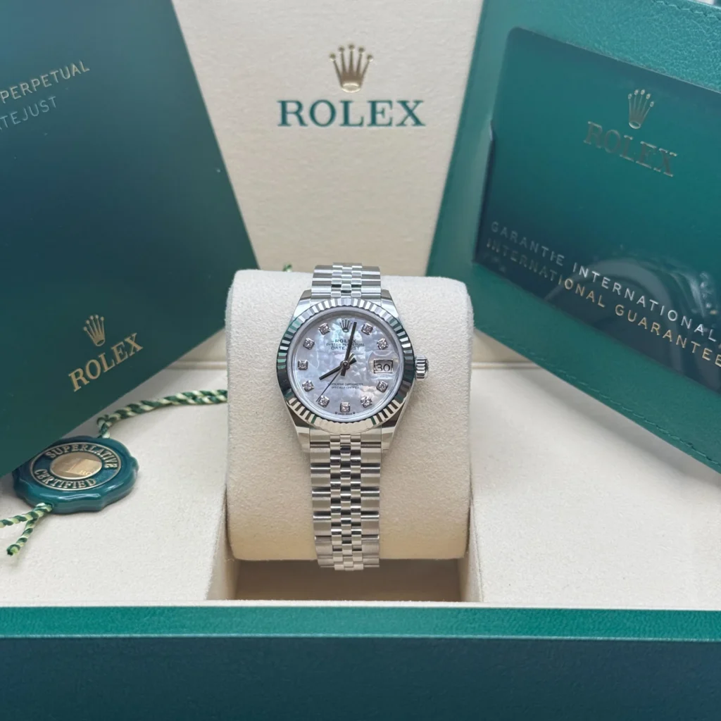 RLX Lady-Datejust 31mm 279174 Mother Of Pearl Diamond Dial Oyster Bracelet