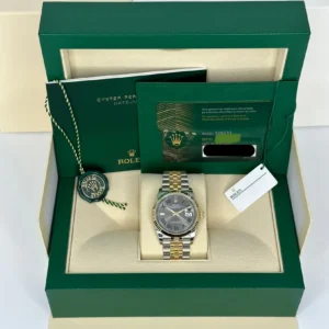 RLX Datejust 36mm 126231 Slate Dial Oyster Bracelet Watch