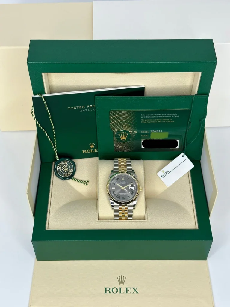 RLX Datejust 36mm 126231 Slate Dial Oyster Bracelet Watch
