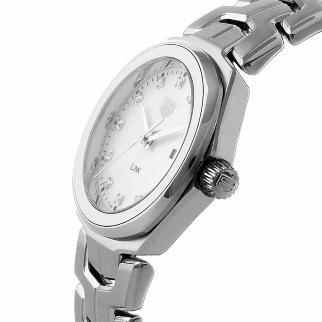 TAG Heuer Link Date Quartz Date Mother Of Pearl 32mm Ladies Watch WBC1312.BA0600