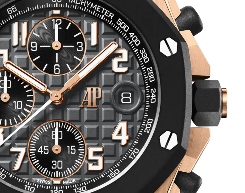 A&P OFFSHORE Pink Gold Anthracite Grey Dial CHRONOGRAPH 42mm