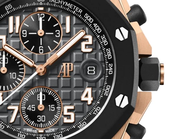 A&P OFFSHORE Pink Gold Anthracite Grey Dial CHRONOGRAPH 42mm