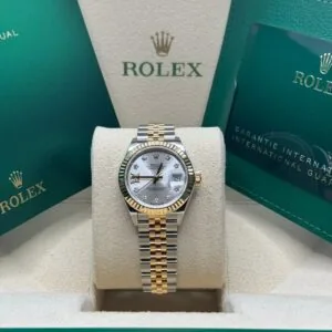 RLX Lady-Datejust 31mm 279173 Silver Diamond Dial Oyster Bracelet