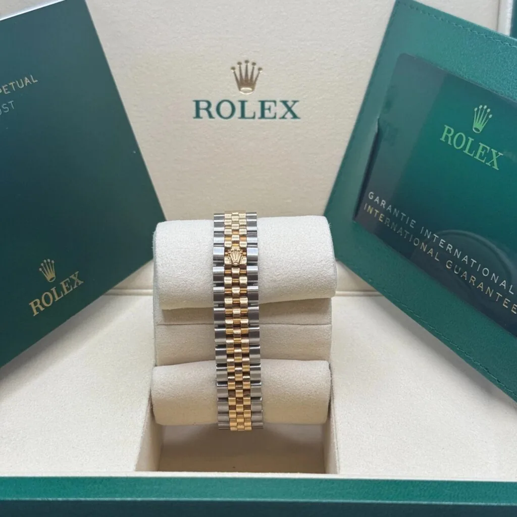 RLX Lady-Datejust 31mm 279173 Champagne Roman Dial Oyster Bracelet