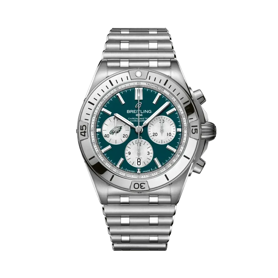 Breitling Chronomat B01 42 NFL Philadelphia Eagles Edition AB01342B1L4A1
