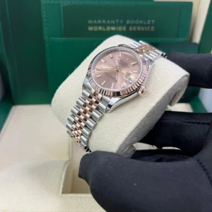RLX Lady-Datejust 31mm 279171 Sundust Index Oyster Stainless Steel and Rose Gold