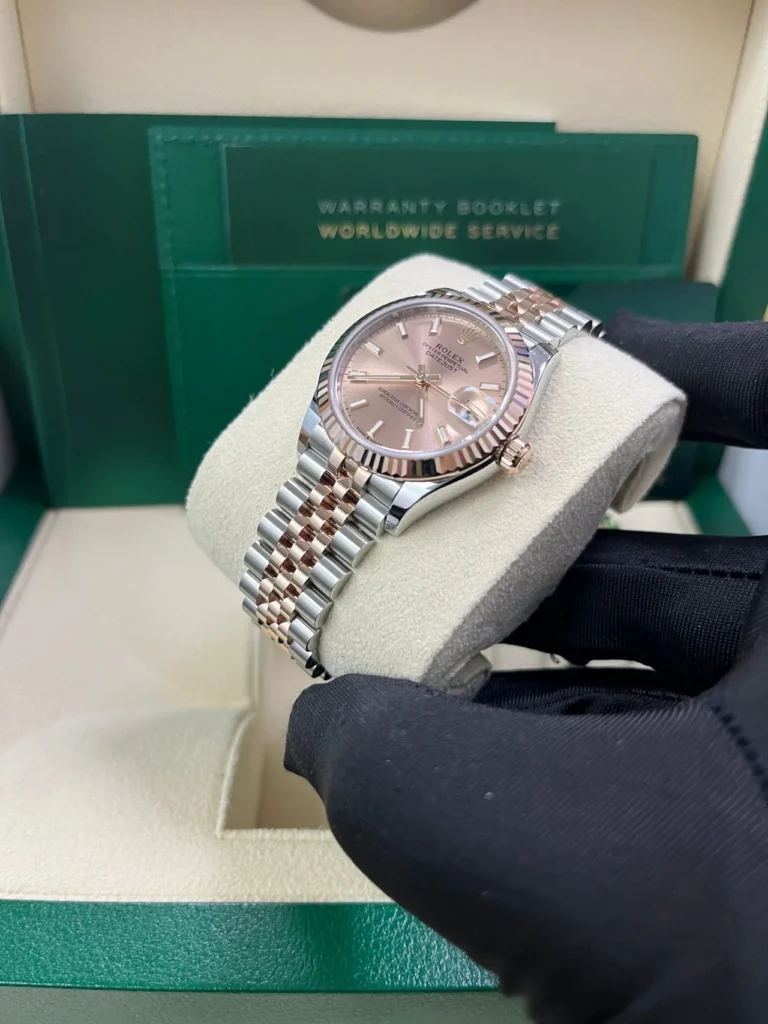 RLX Lady-Datejust 31mm 279171 Sundust Index Oyster Stainless Steel and Rose Gold