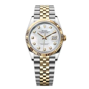 RLX Datejust 36mm 126233 MOP Diamond Dial Jubilee Two-Tone Bracelet Watch
