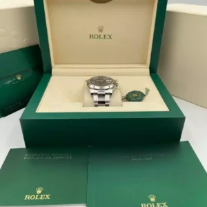 RLX Datejust 41mm 126300 Slate Roman Oyster Stainless Steel Watch