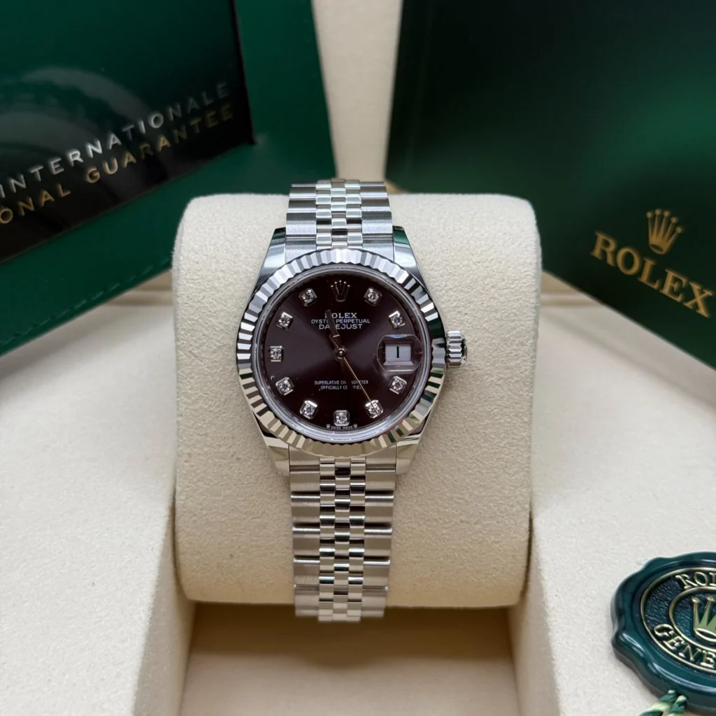RLX Lady-Datejust 31mm 279174 Dark Grey Diamond Dial Oyster Bracelet