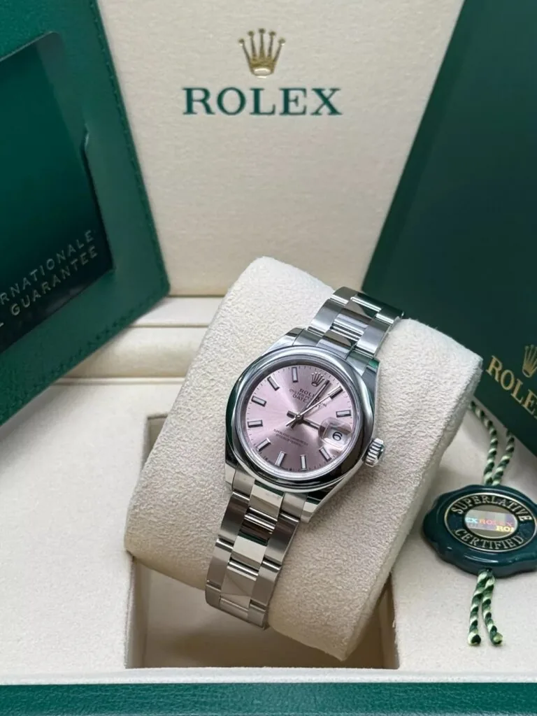 RLX Lady-Datejust 31mm 279160 Oyster Perpetual Pink Dial Oyster Bracelet