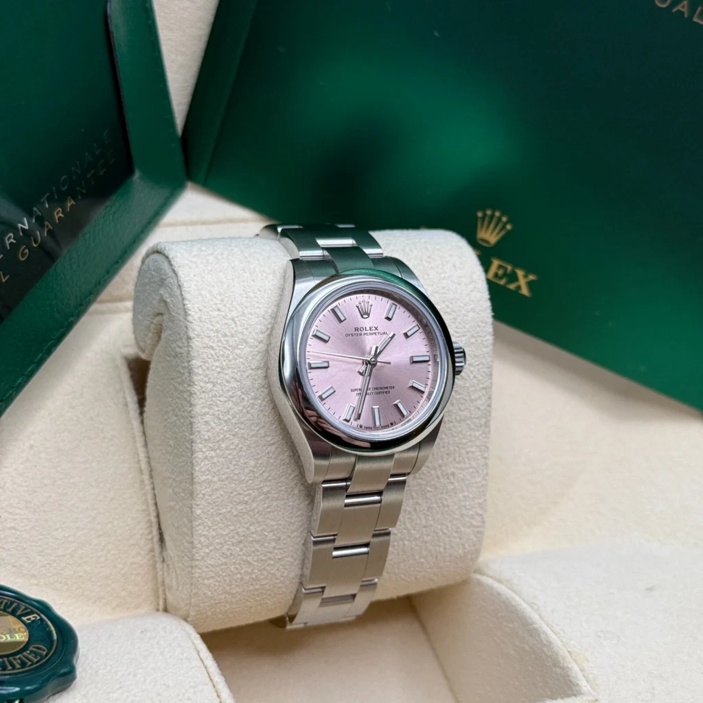RLX Oyster Perpetual 31mm 276200-0009 Pink Dial Oyster Stainless Steel Bracelet