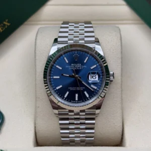RLX Datejust 36mm 126234 Blue Index Dial 36mm Oyster Stainless Steel
