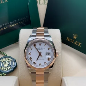 RLX Datejust 36mm 126201 White Dial Oyster Bracelet Watch
