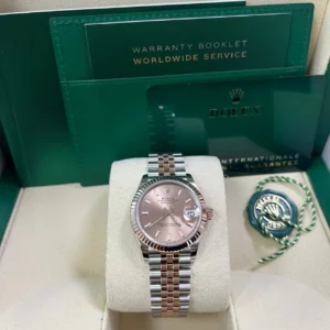 RLX Lady-Datejust 31mm 279171 Sundust Index Oyster Stainless Steel and Rose Gold